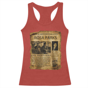 Rosa Parks Racerback Tank Top Female Empowerment History Gift TS12 Red Print Your Wear