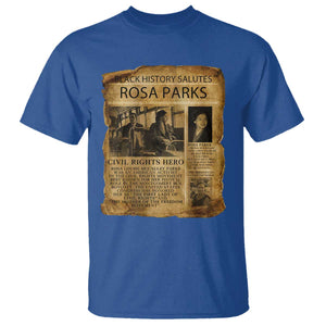 Rosa Parks T Shirt Female Empowerment History Gift TS12 Royal Blue Print Your Wear