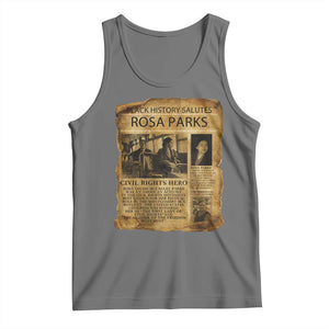 Rosa Parks Tank Top Female Empowerment History Gift TS12 Black Heather Print Your Wear