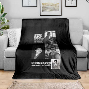 Rosa Parks Throw Blanket Strong Black Woman Leader TS12 Print Your Wear