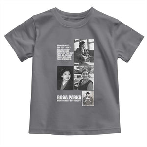 Rosa Parks Toddler T Shirt Strong Black Woman Leader TS12 Charcoal Print Your Wear