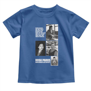 Rosa Parks Toddler T Shirt Strong Black Woman Leader TS12 Royal Blue Print Your Wear