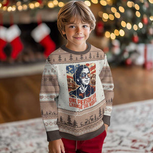 Rosa Parks Civil Rights Legacy Ugly Christmas Sweater One Person Can Change The World TS12 Mocha Mousse Print Your Wear