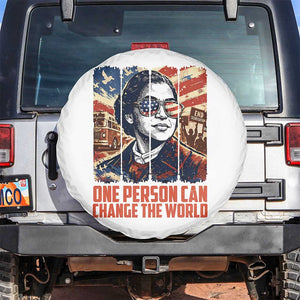 Rosa Parks Civil Rights Legacy Spare Tire Cover One Person Can Change The World TS12 No hole White Print Your Wear