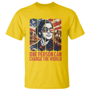 Rosa Parks Civil Rights Legacy T Shirt One Person Can Change The World TS12 Daisy Print Your Wear