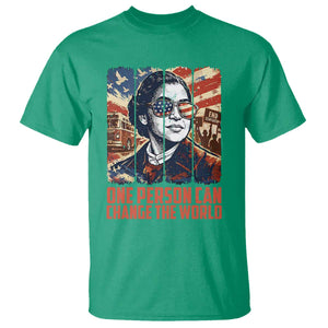 Rosa Parks Civil Rights Legacy T Shirt One Person Can Change The World TS12 Irish Green Print Your Wear
