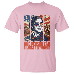 Rosa Parks Civil Rights Legacy T Shirt One Person Can Change The World TS12 Light Pink Print Your Wear