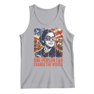 Rosa Parks Civil Rights Legacy Tank Top One Person Can Change The World TS12 Athletic Heather Print Your Wear