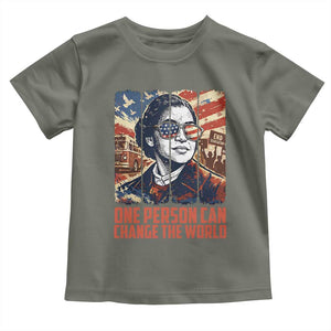 Rosa Parks Civil Rights Legacy Toddler T Shirt One Person Can Change The World TS12 Military Green Print Your Wear