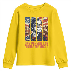 Rosa Parks Civil Rights Legacy Youth Sweatshirt One Person Can Change The World TS12 Daisy Print Your Wear