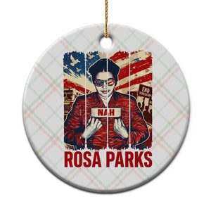 Nah Rosa Parks Ceramic Ornament Black History Month Gift TS12 1pc Christmas Plaid Print Your Wear