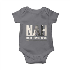Nah Rosa Parks Baby Onesie Female Empowerment American History TS12 Charcoal Print Your Wear