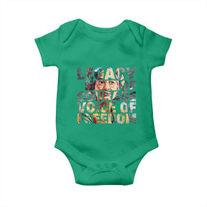 Rosa Parks Baby Onesie Legacy Of Courage Voice Of Freedom TS12 Irish Green Print Your Wear