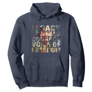 Rosa Parks Hoodie Legacy Of Courage Voice Of Freedom TS12 Navy Print Your Wear