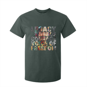 Rosa Parks T Shirt For Kid Legacy Of Courage Voice Of Freedom TS12 Dark Forest Green Print Your Wear