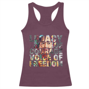 Rosa Parks Racerback Tank Top Legacy Of Courage Voice Of Freedom TS12 Maroon Print Your Wear