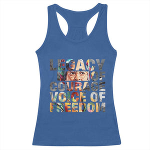 Rosa Parks Racerback Tank Top Legacy Of Courage Voice Of Freedom TS12 Royal Blue Print Your Wear