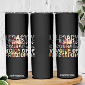 Rosa Parks Skinny Tumbler Legacy Of Courage Voice Of Freedom TS12 Print Your Wear