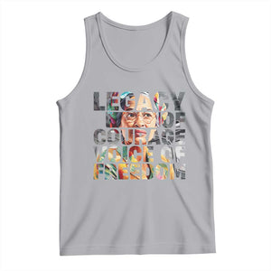 Rosa Parks Tank Top Legacy Of Courage Voice Of Freedom TS12 Athletic Heather Print Your Wear