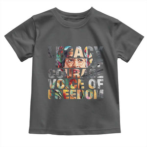 Rosa Parks Toddler T Shirt Legacy Of Courage Voice Of Freedom TS12 Dark Heather Print Your Wear