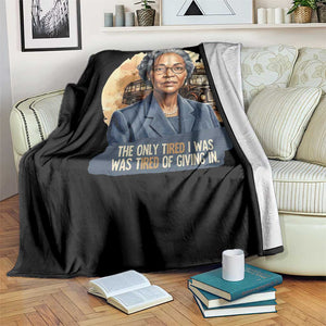 Rosa Parks Tired Of Giving In Throw Blanket Civil Rights Activist TS12 Print Your Wear
