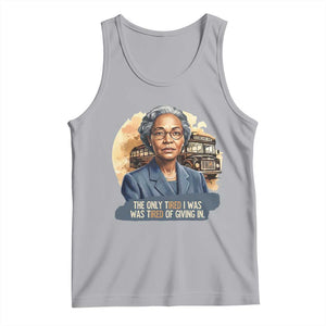 Rosa Parks Tired Of Giving In Tank Top Civil Rights Activist TS12 Athletic Heather Print Your Wear
