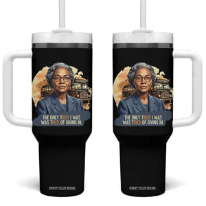 Rosa Parks Tired Of Giving In Tumbler With Handle Civil Rights Activist TS12 One Size: 40 oz Black Print Your Wear