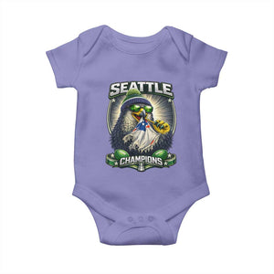 Seattle Champions Fan Pride Baby Onesie Football Fan Gift TS12 Violet Print Your Wear