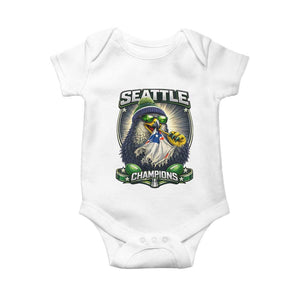 Seattle Champions Fan Pride Baby Onesie Football Fan Gift TS12 White Print Your Wear