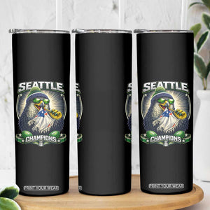 Seattle Champions Fan Pride Skinny Tumbler Football Fan Gift TS12 Print Your Wear