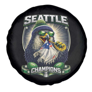 Seattle Champions Fan Pride Spare Tire Cover Football Fan Gift TS12 Print Your Wear