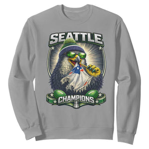 Seattle Champions Fan Pride Sweatshirt Football Fan Gift TS12 Sport Gray Print Your Wear