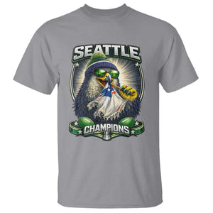 Seattle Champions Fan Pride T Shirt Football Fan Gift TS12 Sport Gray Print Your Wear