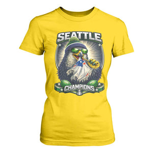 Seattle Champions Fan Pride T Shirt For Women Football Fan Gift TS12 Daisy Print Your Wear