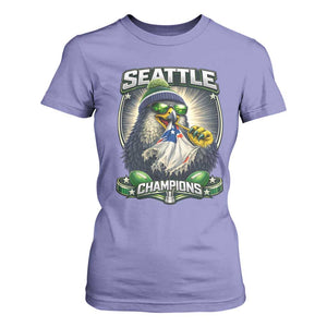Seattle Champions Fan Pride T Shirt For Women Football Fan Gift TS12 Violet Print Your Wear