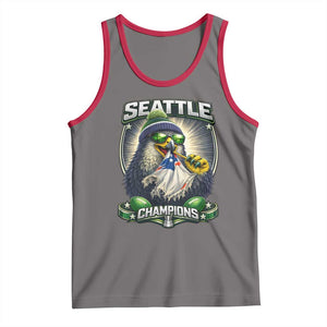 Seattle Champions Fan Pride Tank Top Football Fan Gift TS12 Deep Heather Red Print Your Wear