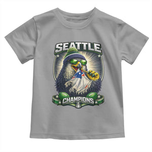 Seattle Champions Fan Pride Toddler T Shirt Football Fan Gift TS12 Sport Gray Print Your Wear