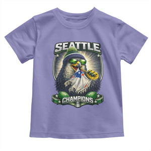 Seattle Champions Fan Pride Toddler T Shirt Football Fan Gift TS12 Violet Print Your Wear