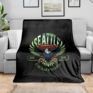 Seattle Champions Fan Pride Throw Blanket Gift For Football Lovers TS12 Print Your Wear