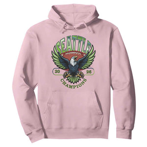 Seattle Champions Fan Pride Hoodie Gift For Football Lovers TS12 Light Pink Print Your Wear
