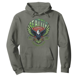 Seattle Champions Fan Pride Hoodie Gift For Football Lovers TS12 Military Green Print Your Wear