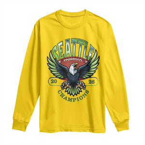 Seattle Champions Fan Pride Long Sleeve Shirt Gift For Football Lovers TS12 Daisy Print Your Wear
