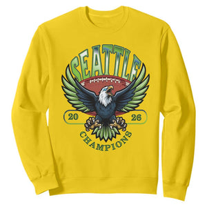 Seattle Champions Fan Pride Sweatshirt Gift For Football Lovers TS12 Daisy Print Your Wear