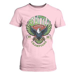 Seattle Champions Fan Pride T Shirt For Women Gift For Football Lovers TS12 Light Pink Print Your Wear