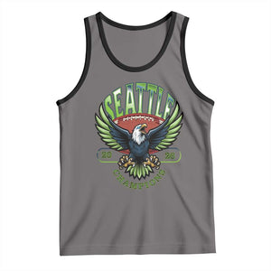 Seattle Champions Fan Pride Tank Top Gift For Football Lovers TS12 Deep Heather Black Print Your Wear