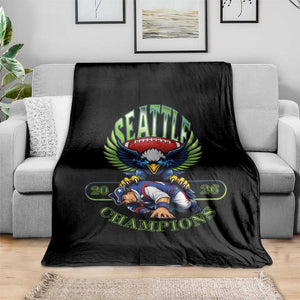 Funny Champion Seattle Dominates New England Throw Blanket 12s Fan Pride TS12 Print Your Wear