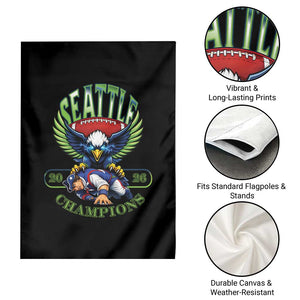 Funny Champion Seattle Dominates New England Garden Flag 12s Fan Pride TS12 Print Your Wear