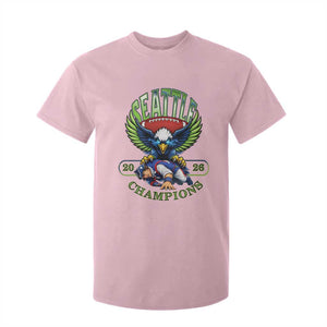 Funny Champion Seattle Dominates New England T Shirt For Kid 12s Fan Pride TS12 Light Pink Print Your Wear
