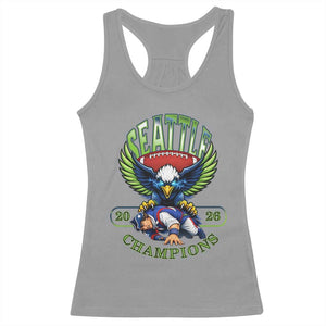 Funny Champion Seattle Dominates New England Racerback Tank Top 12s Fan Pride TS12 Sport Gray Print Your Wear