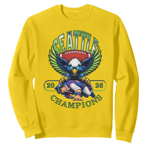 Funny Champion Seattle Dominates New England Sweatshirt 12s Fan Pride TS12 Daisy Print Your Wear